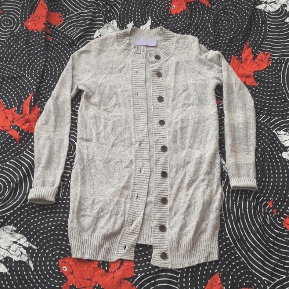VERA WANG lavendar label cardigan